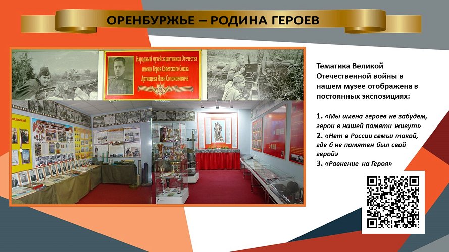 «ОРЕНБУРЖЬЕ - РОДИНА ГЕРОЕВ»